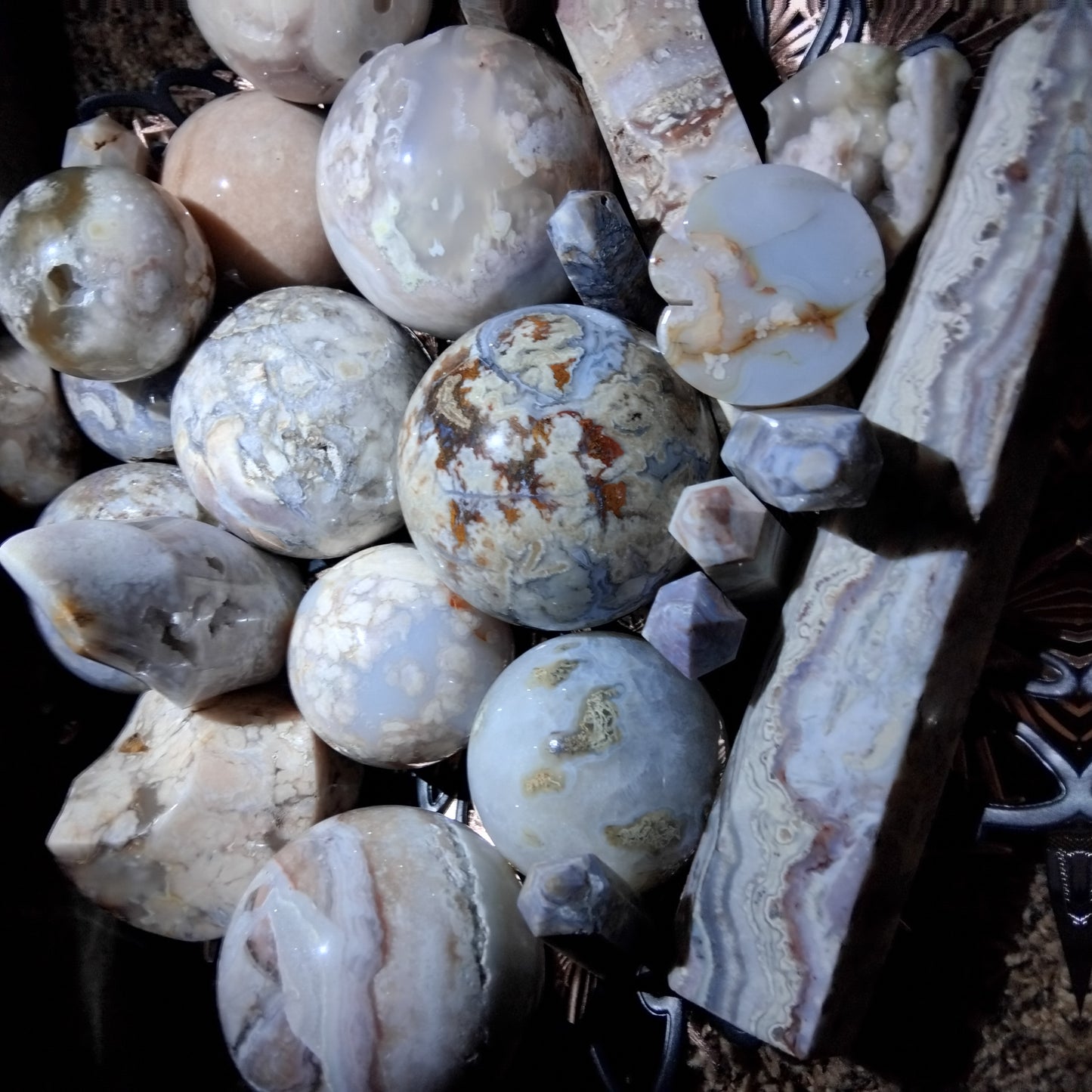 Minerals, crystals and handmade magical crafts