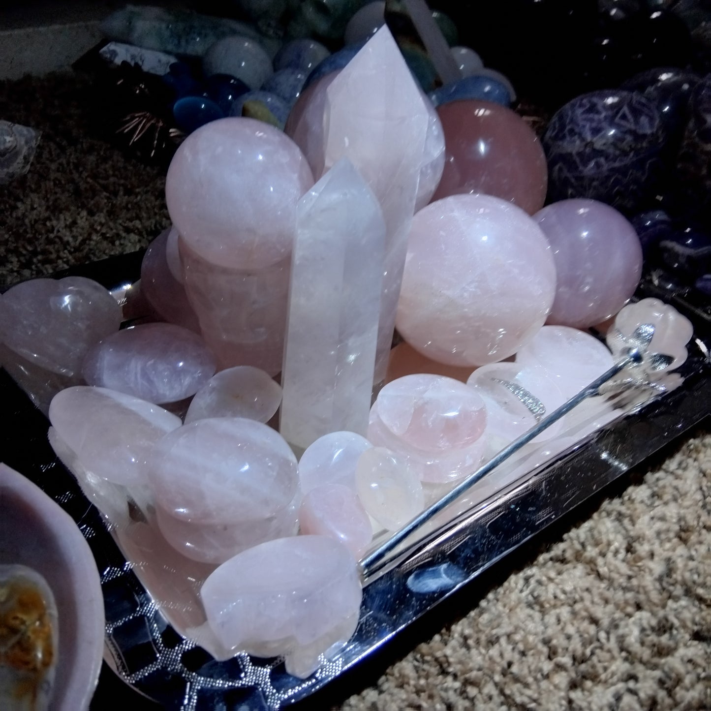 Minerals, crystals and handmade magical crafts