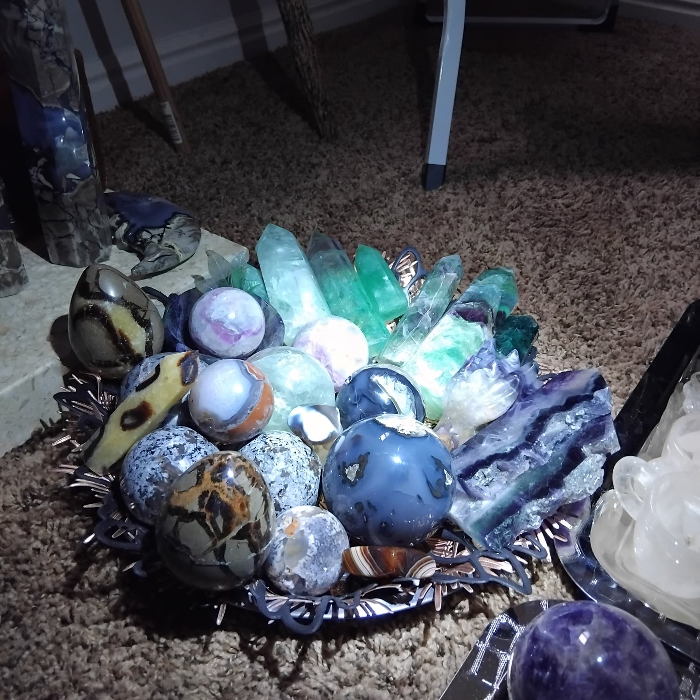 Minerals, crystals and handmade magical crafts