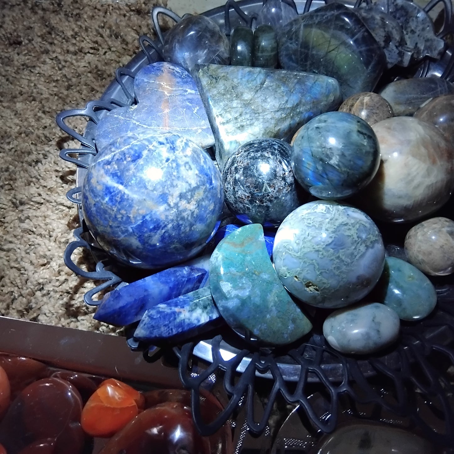 Minerals, crystals and handmade magical crafts