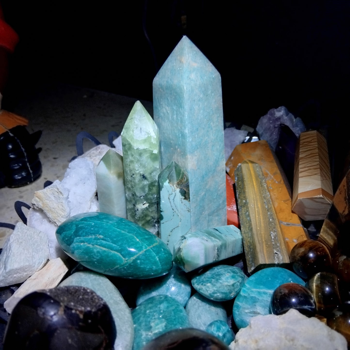 Minerals, crystals and handmade magical crafts